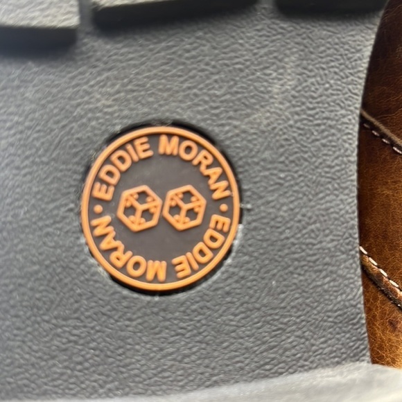 Eddie Moran Brown leather monk Show Sz 6.5 em304. MCL0995B - Picture 8 of 11